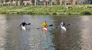 Kayak and canoe rowers prepare for the World Championships